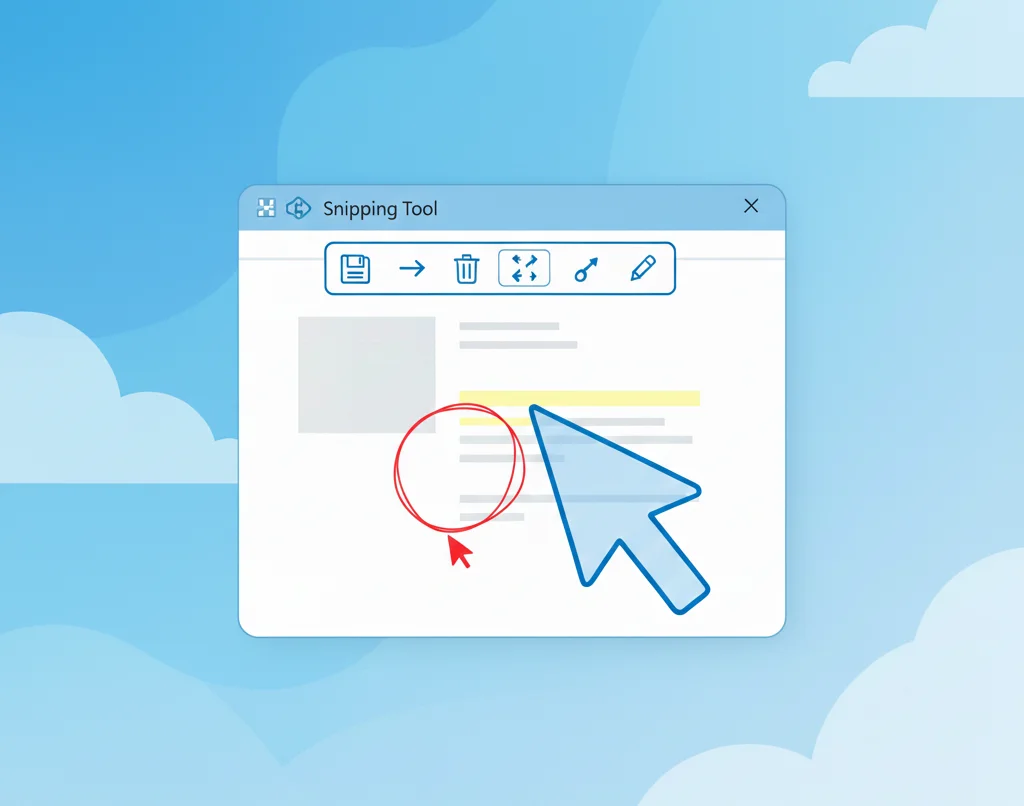 Edit and annotate screenshots in Snipping Tool