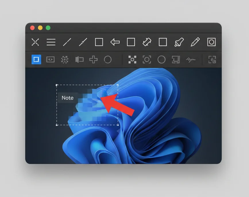 Editing screenshots on Mac using Preview tools