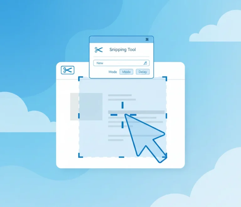 How to Take a Screenshot With Snipping Tool