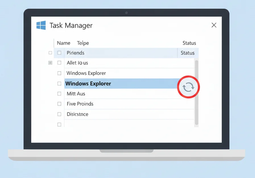 Restart Windows Explorer to fix Snipping Tool not opening