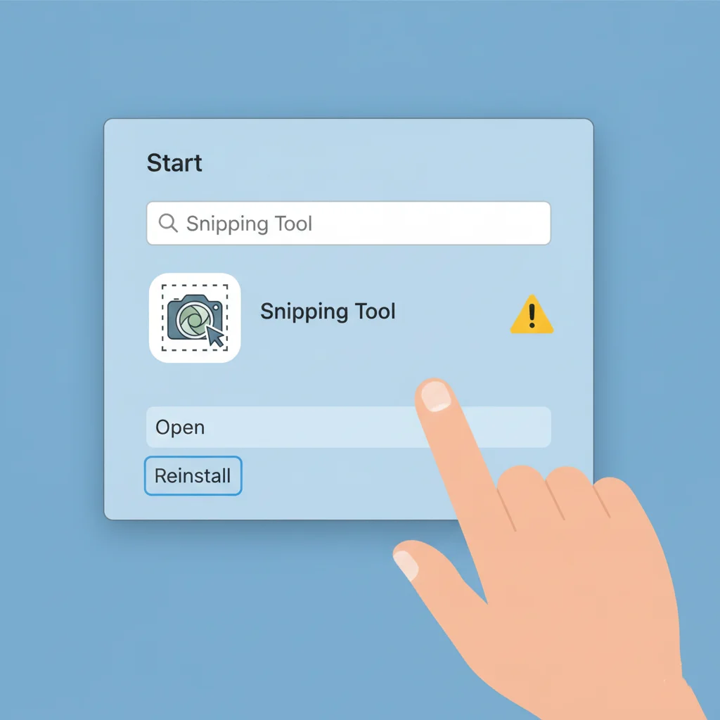 Fix Snipping Tool missing issue on Windows