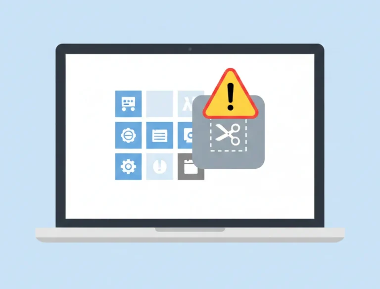 Snipping Tool not opening error on Windows computer