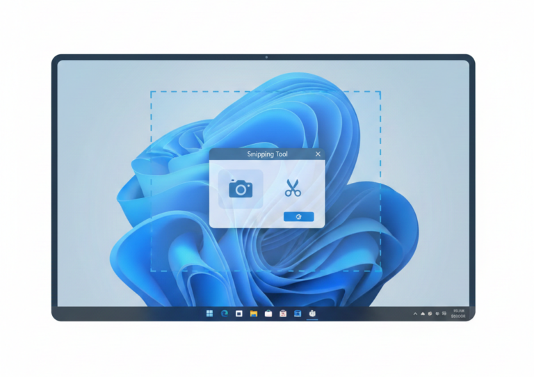What is the Snipping Tool in Windows illustration