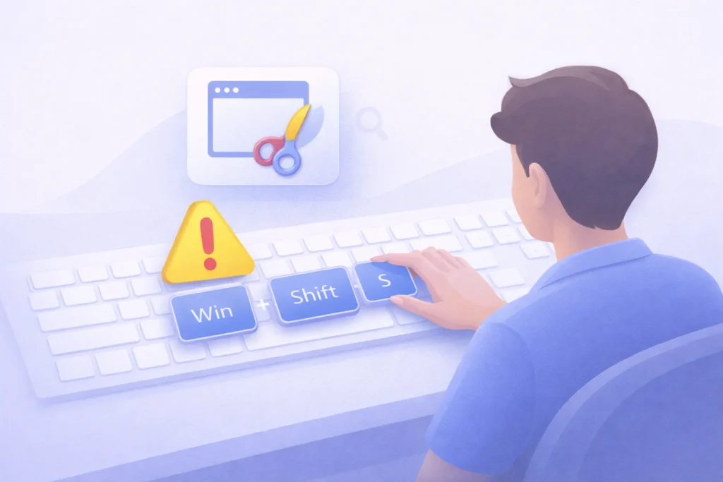 Fix Snipping Tool keyboard shortcuts not working in Windows 11