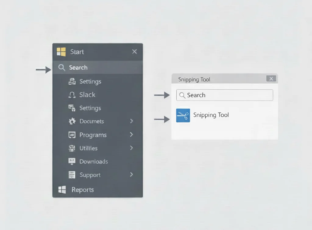 How to open Snipping Tool on Windows 10