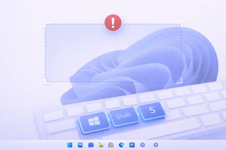 Snipping Tool hotkey not working on Windows 11