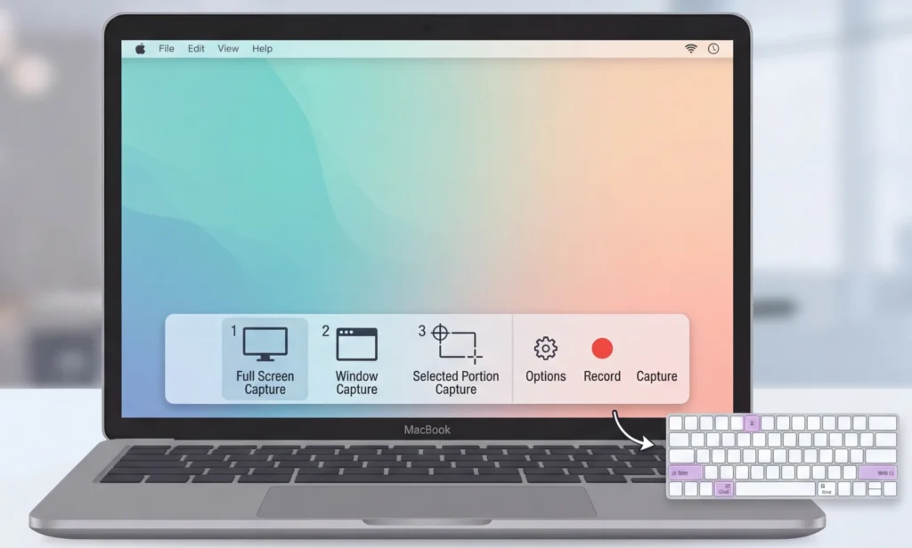 Mac screenshot toolbar command shift 5 interface
