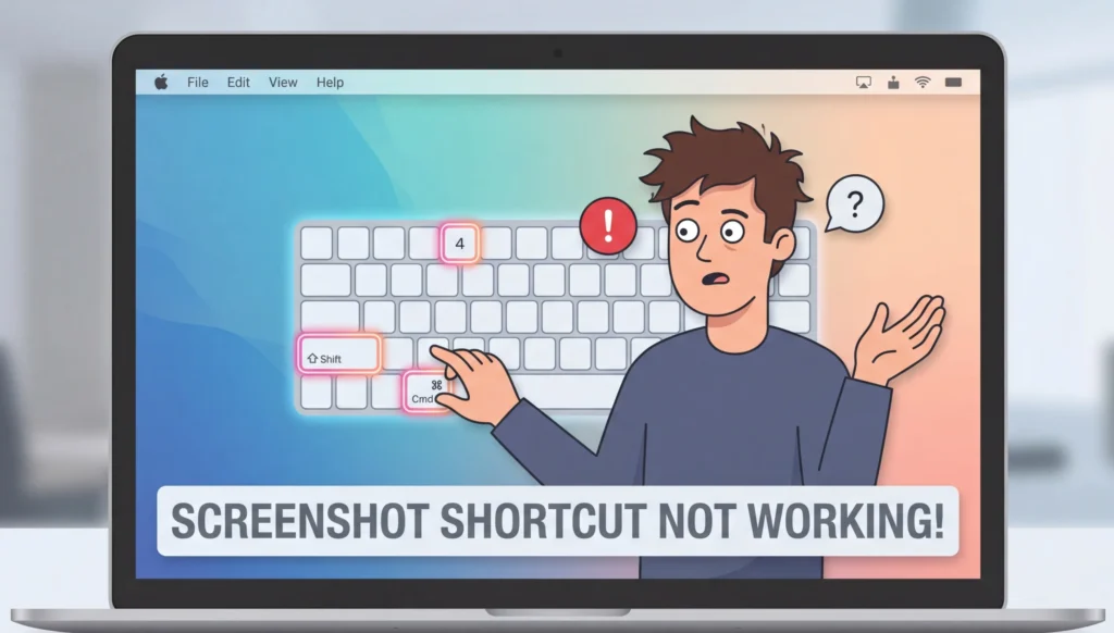 Mac snipping tool not working fix on macOS screenshot shortcuts