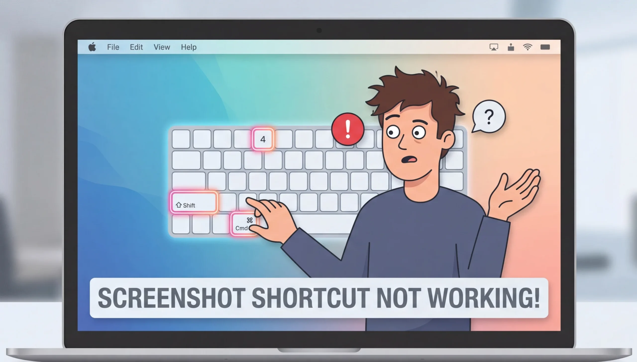 Mac snipping tool not working fix on macOS screenshot shortcuts