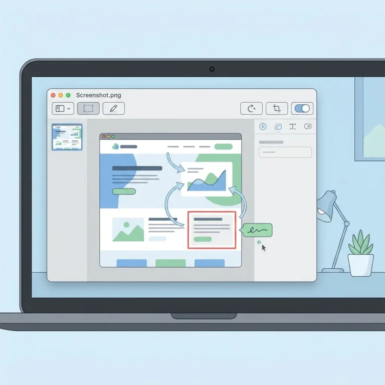 Preview app screenshot guide on Mac showing editing interface