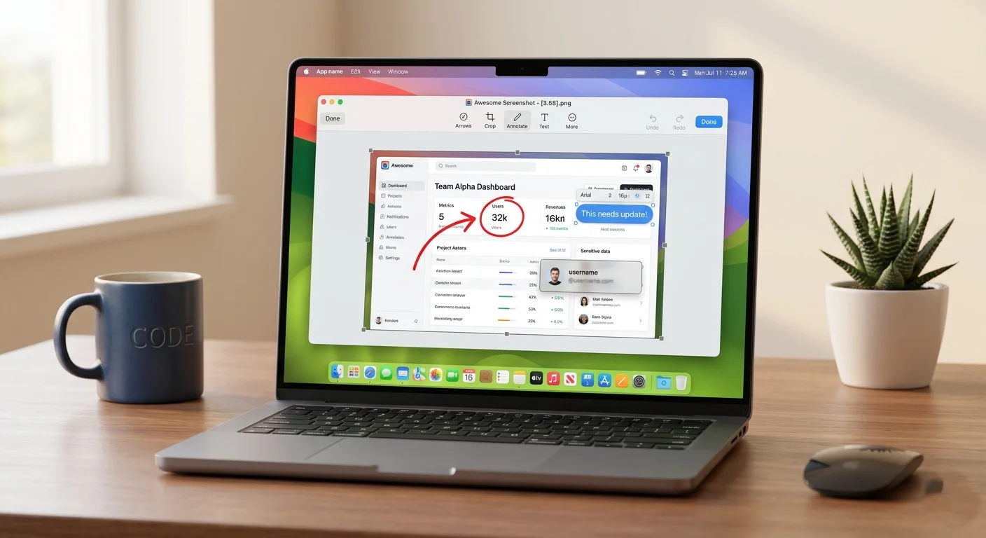 Best tools for editing screenshots on Mac interface with annotation and editing features