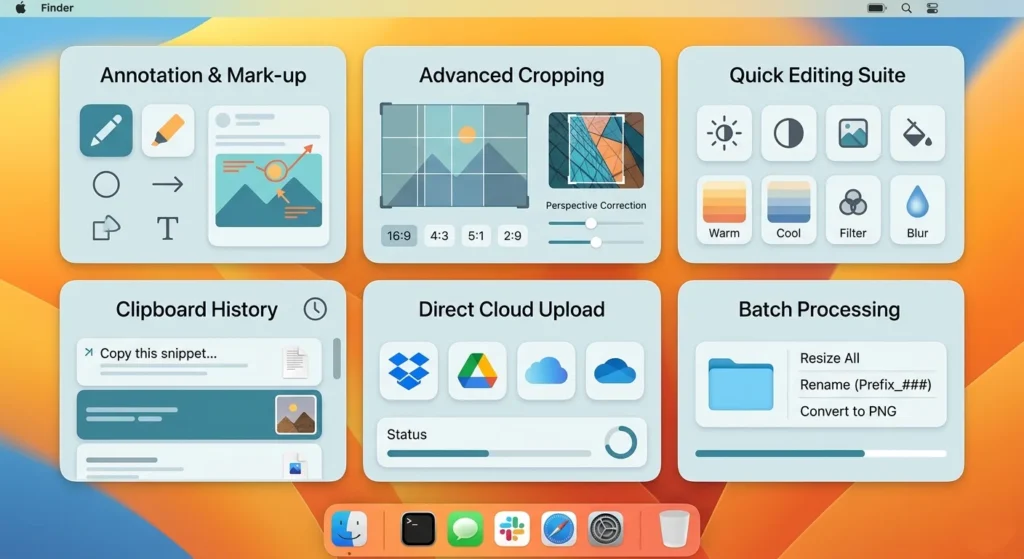 Mac screenshot tools alternatives with advanced features