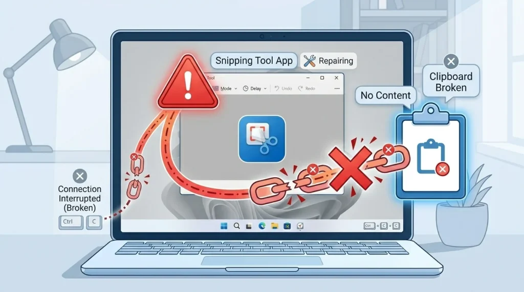 Fix snipping tool not copying to clipboard issue