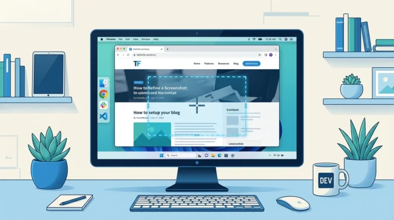 How to capture a specific area on Windows and Mac