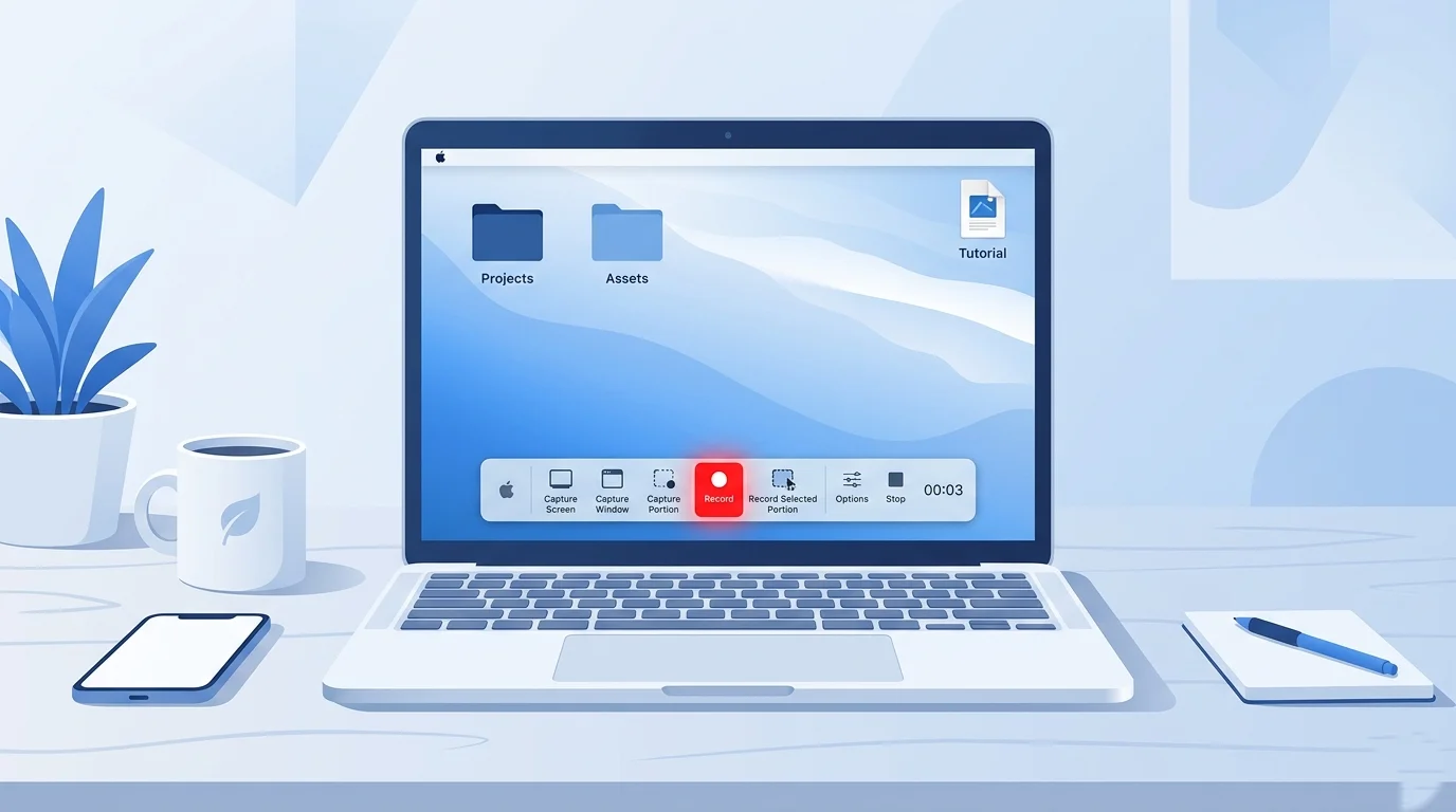 How to record screen on Mac using built-in screen recording tools