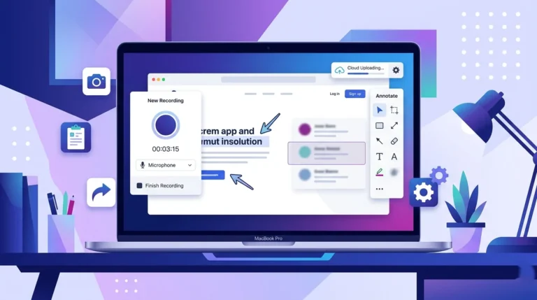 Monosnap for Mac screenshot and screen recording tool illustration