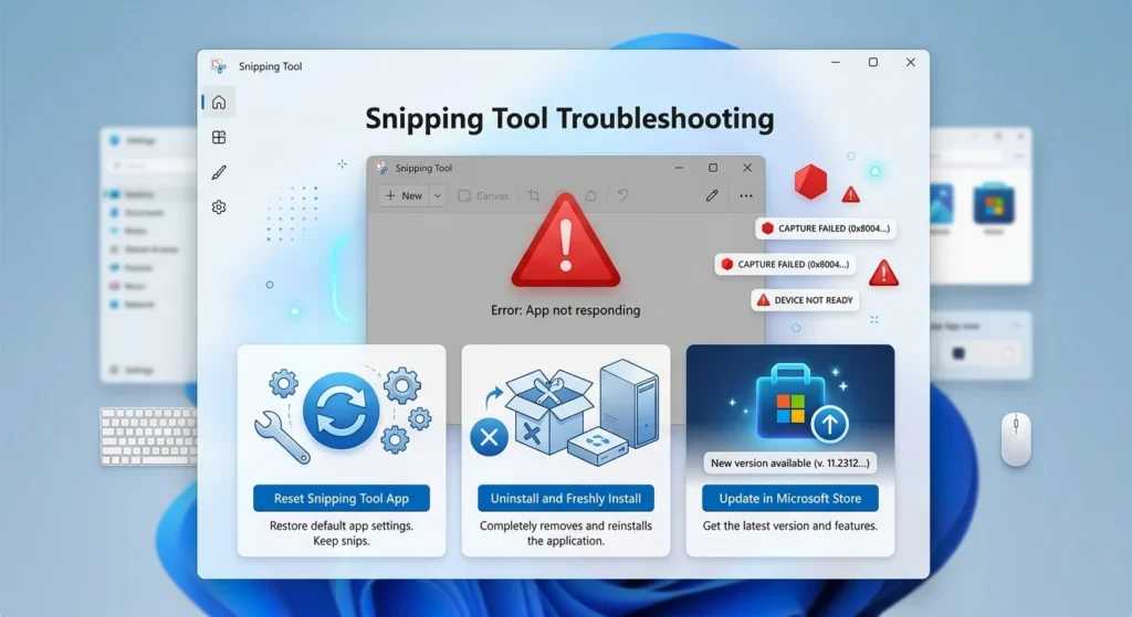 Fix Snipping Tool theme issues in Windows 11