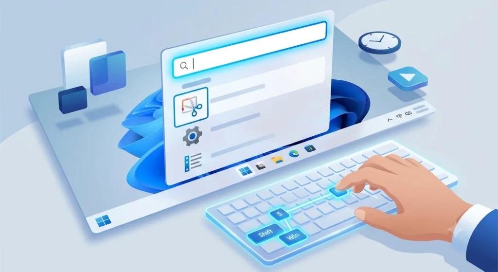Checking whether the Snipping Tool is installed on Windows.