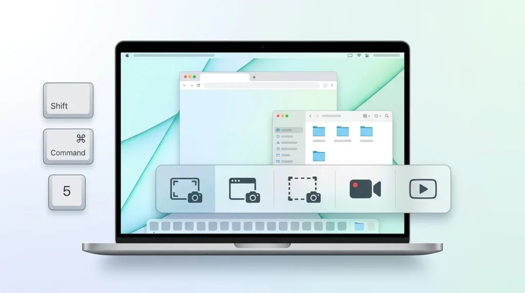 MacBook Screenshot toolbar shortcut