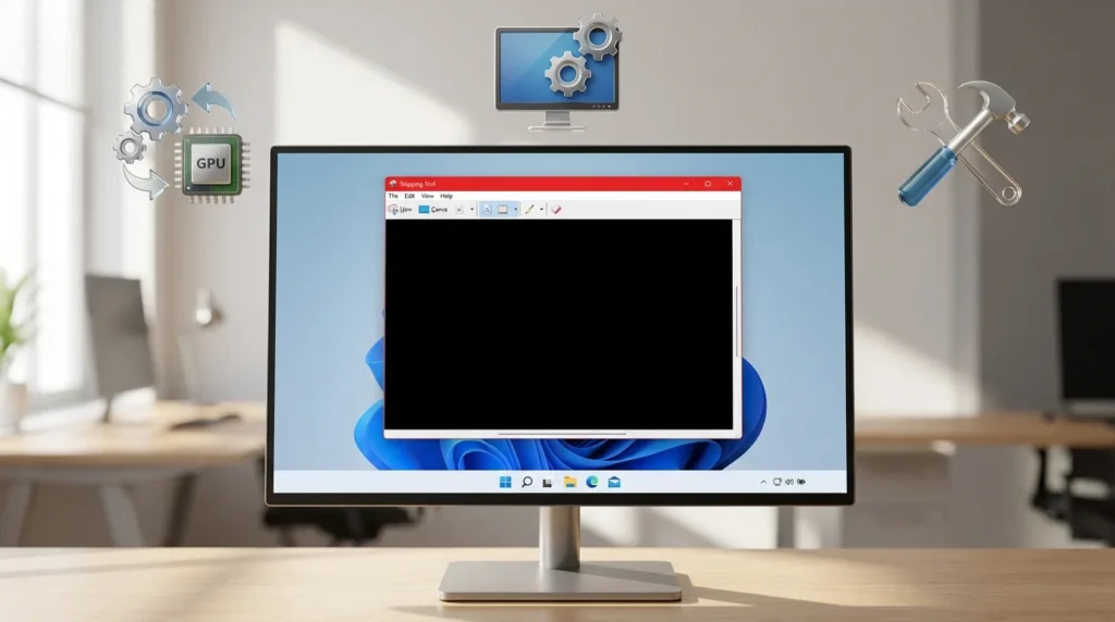 Fix Snipping Tool black screen issue