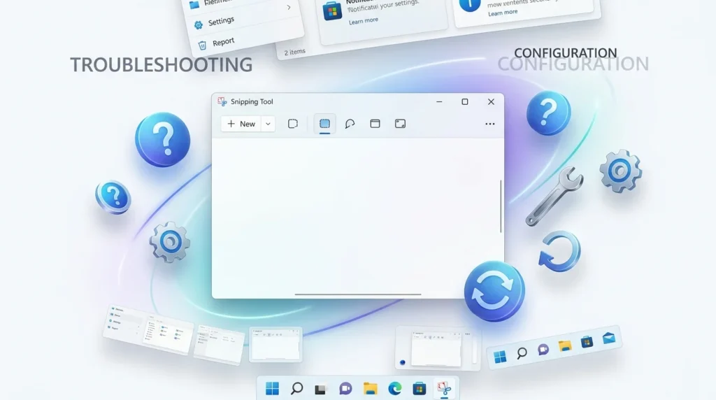 Frequently asked questions about resetting the Snipping Tool