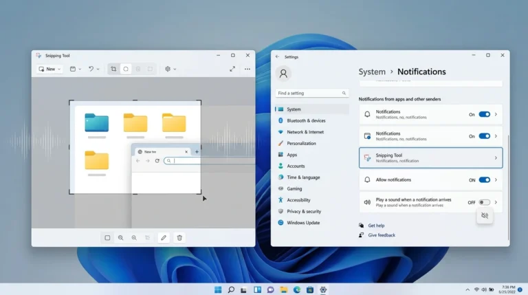 How to turn off Snipping Tool sounds in Windows 11